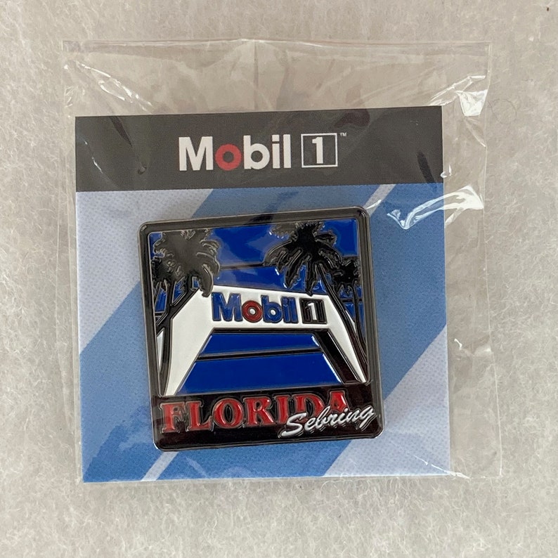 Mobil 1 SEBRING Florida Raceway Hat / Lapel Pin International Motor