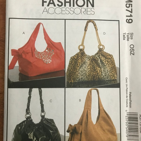 McCall's M5719 Hobo Bags Pattern