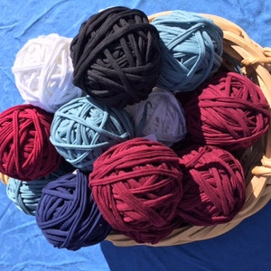 T-shirt yarn, recycled t-shirt yarn