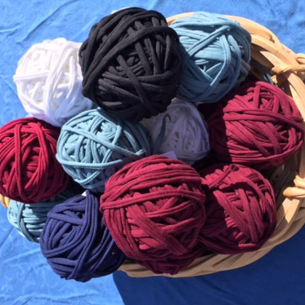 T-shirt yarn, recycled t-shirt yarn