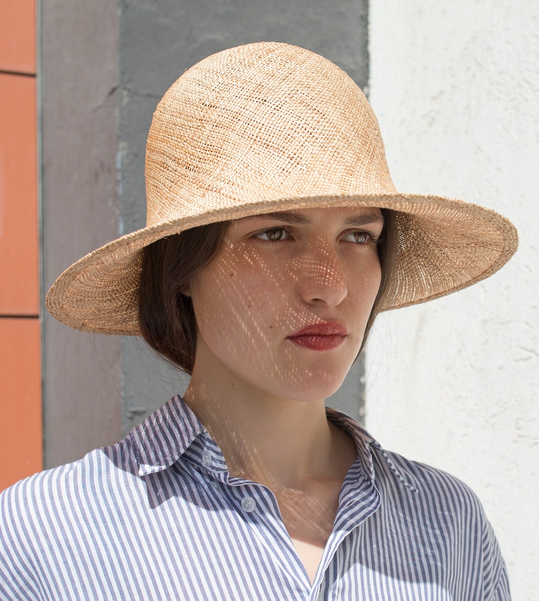 Fedora Women's Hat Summerlook Straw Hat Sun Hat Etsy UK
