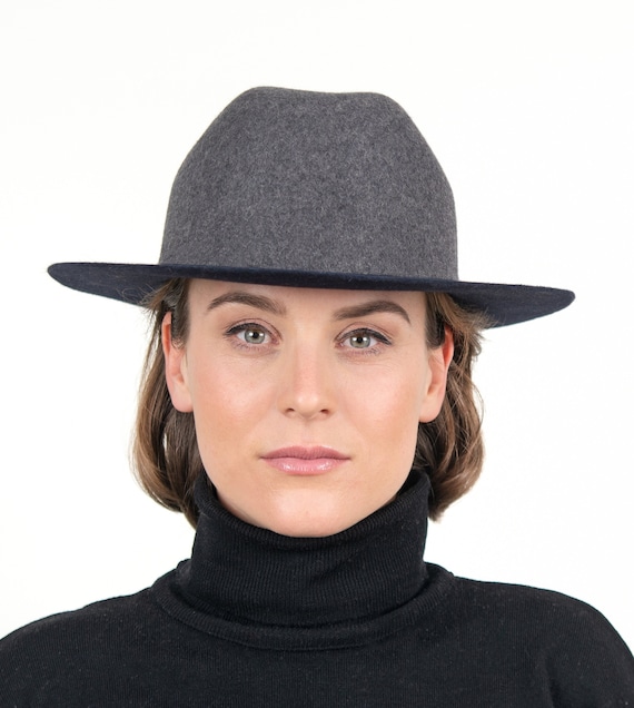 Two-tone, Shapely Fedora in an Elegant, Unusual Design  display picture 1