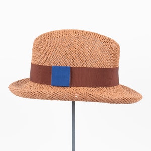 Fedora Women's /Men's, summer straw hat sun hat, millinery, stylish, elegant, designer mode,wide brim, handcrafted, fashion, outfit, Palermo image 5