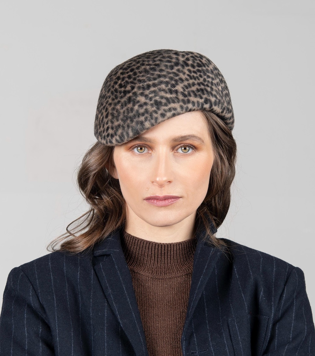 Handmade Cap Elegant Handmade Cap, Minimalist Design Made of Extravagant Fur Felt ...