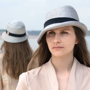 ladies/women hat, elegant, stylish, exclusive, summer, straw hat, millinery, handmade, romantic 20&#39;s, handcrafted, fashion, trend, Helen