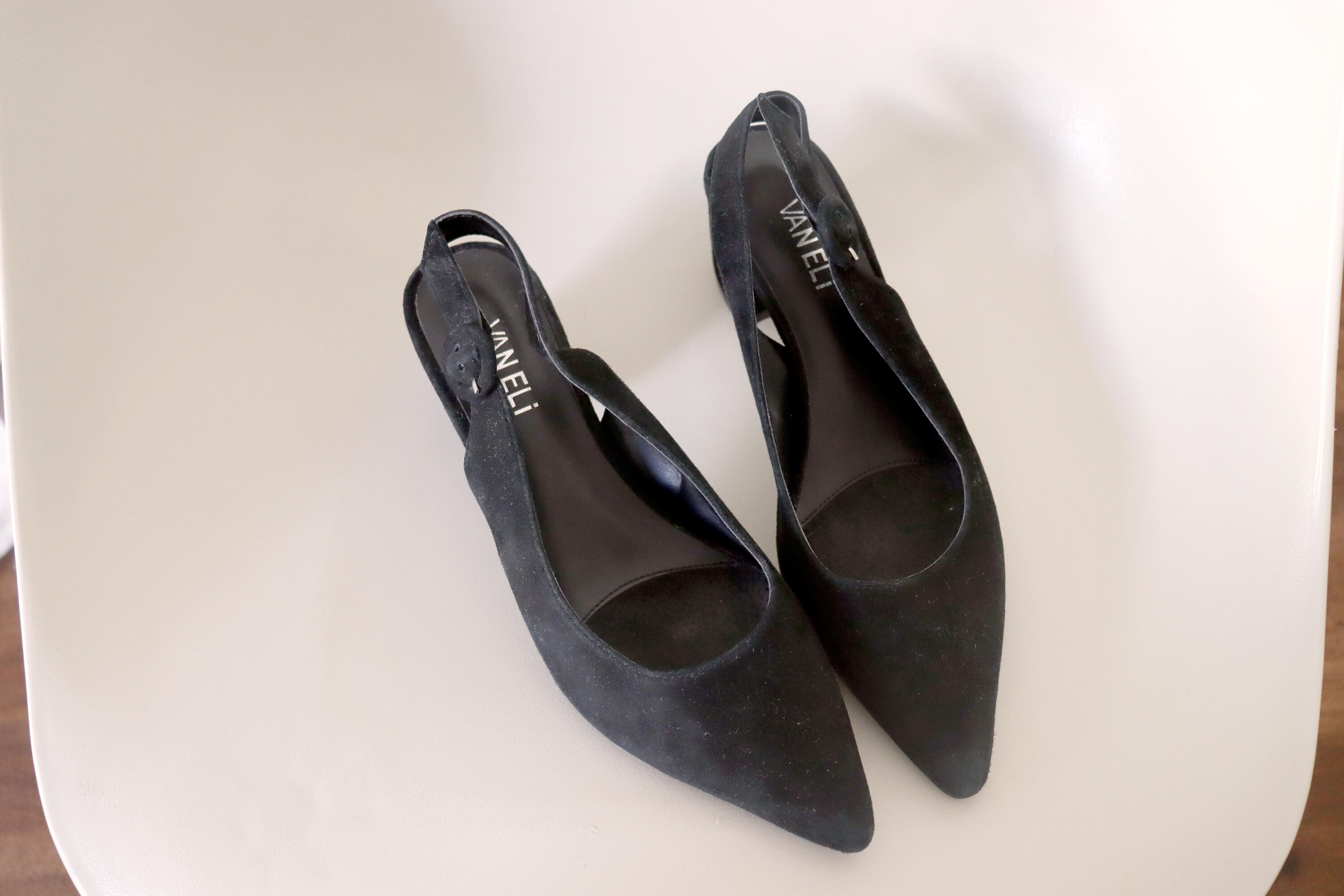 cute black block heels