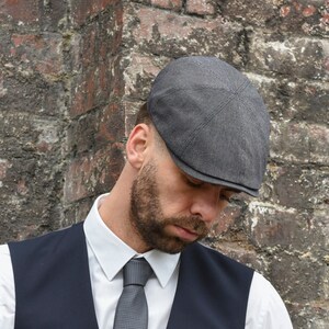 Newsboy Cap for Men, Flat Cap, Ivy Hat, Mens Caps, Gatsby Hat 100% ...