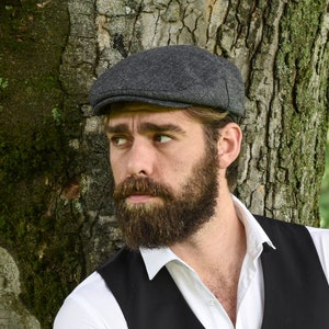 Flat cap long hair online