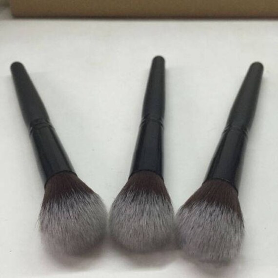 Natural Hair Makeup Tool Brushes Blush Concealer Face Powder Etsy