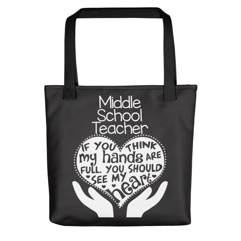 Middle School Teacher Tote Bag School Gift Carry-all | Etsy