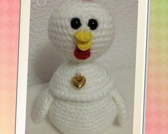Secret box, candy box, jewelry box the hen Coco of L’ arc en ciel de Ghis.