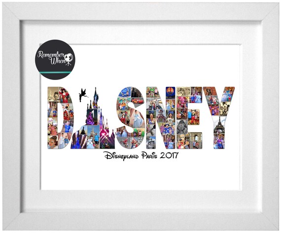 Enchanted Disney Photo Collage My First Disney Trip Disney Etsy