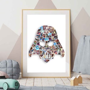 Darth Vader Photo Collage, Star Wars, Christmas gift, gift ideas, Disney World Collage, Disney Collage, Disney Memory Maker, May the 4th