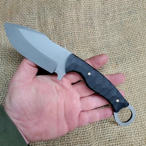 Handmade Tactical Knife &quot;Gutpunch&quot; in CPM Magnacut with G10 Scales - Made to Order - 8 to 10 Week Lead Time