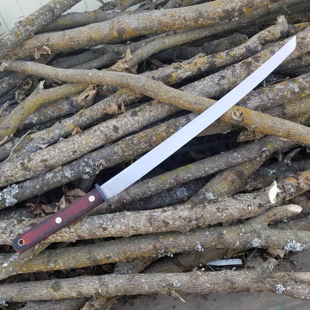 Tactical Wakizashi Short Sword in CPM3V - 8 to 10 Week Lead