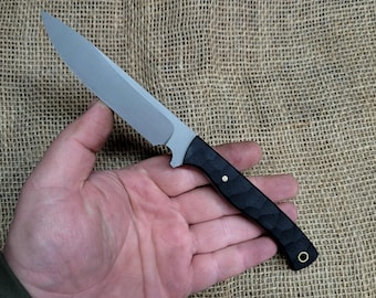 Handmade Bird and Trout Knife in CPM Magnacut with G10 Scales - Made to Order - 8 to 10 Week Lead Time