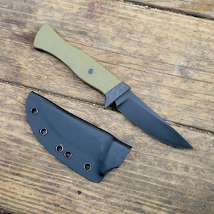 Tactical Mini Bowie Knife - Handmade in CPM Magnacut with G10 Handle, Cerakote finish - No Lead Time - Available to Ship
