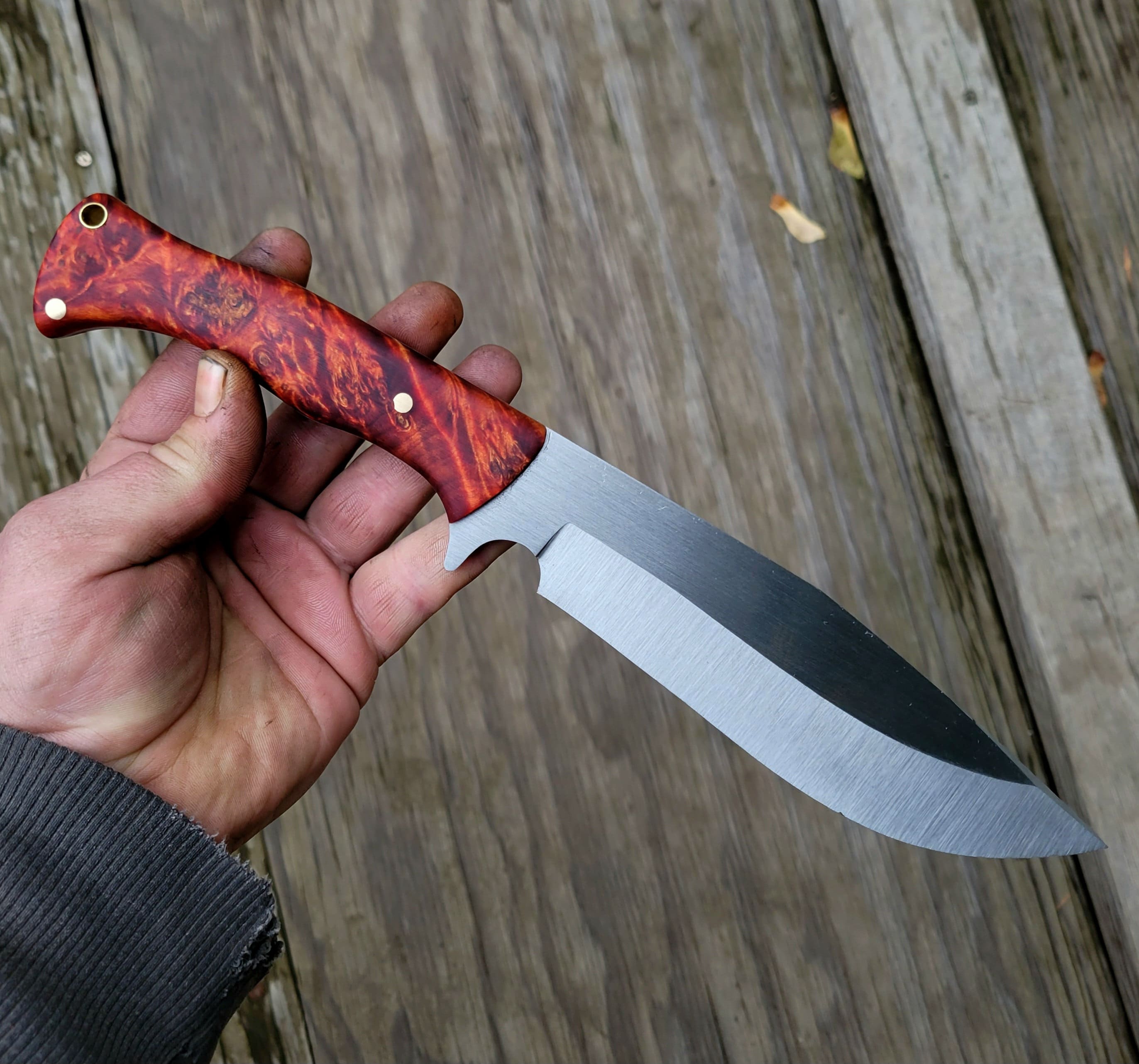 52100 vegetable cleaver  Knot Handcrafted Knives