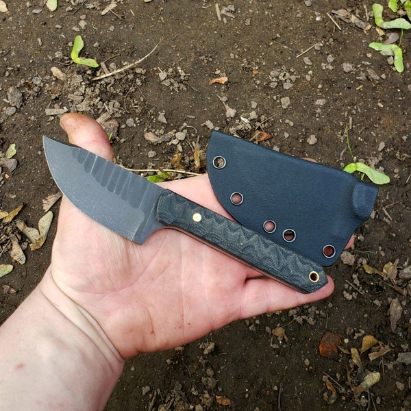 Drop Point Bonepicker in CPM Magnacut with G10 Handle Scales- Handmade in the USA - 8 to 10 Week Lead Time