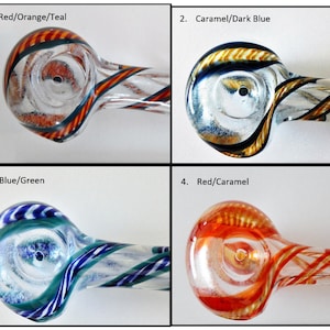 Glow in the Dark Glass Pipe with Latti Design in Various Color Choices * Thick Glass Pipe * Tobacco * Glass Pipes * Pipes * Thick Pipe