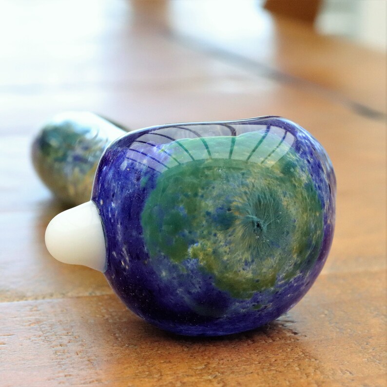 Earth and Moon Pipe Cosmic Pipe Galaxy Pipe Universe Etsy