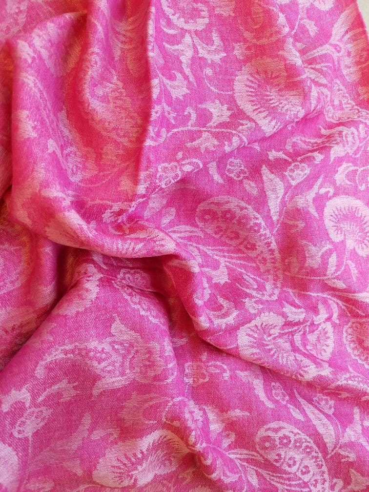 Hot pink cashmere scarf shawl,cashmere travel wrap,lightweight travel ...