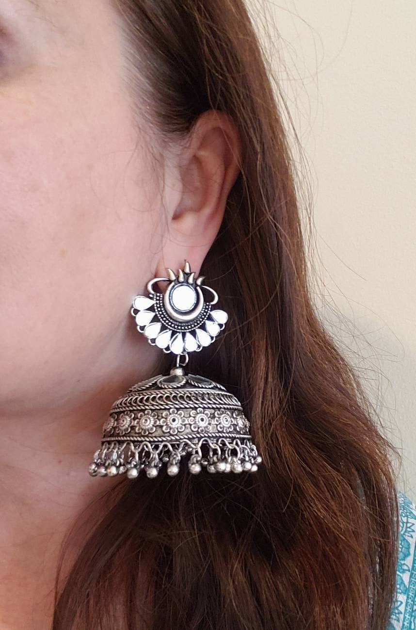 Large indian deals earrings