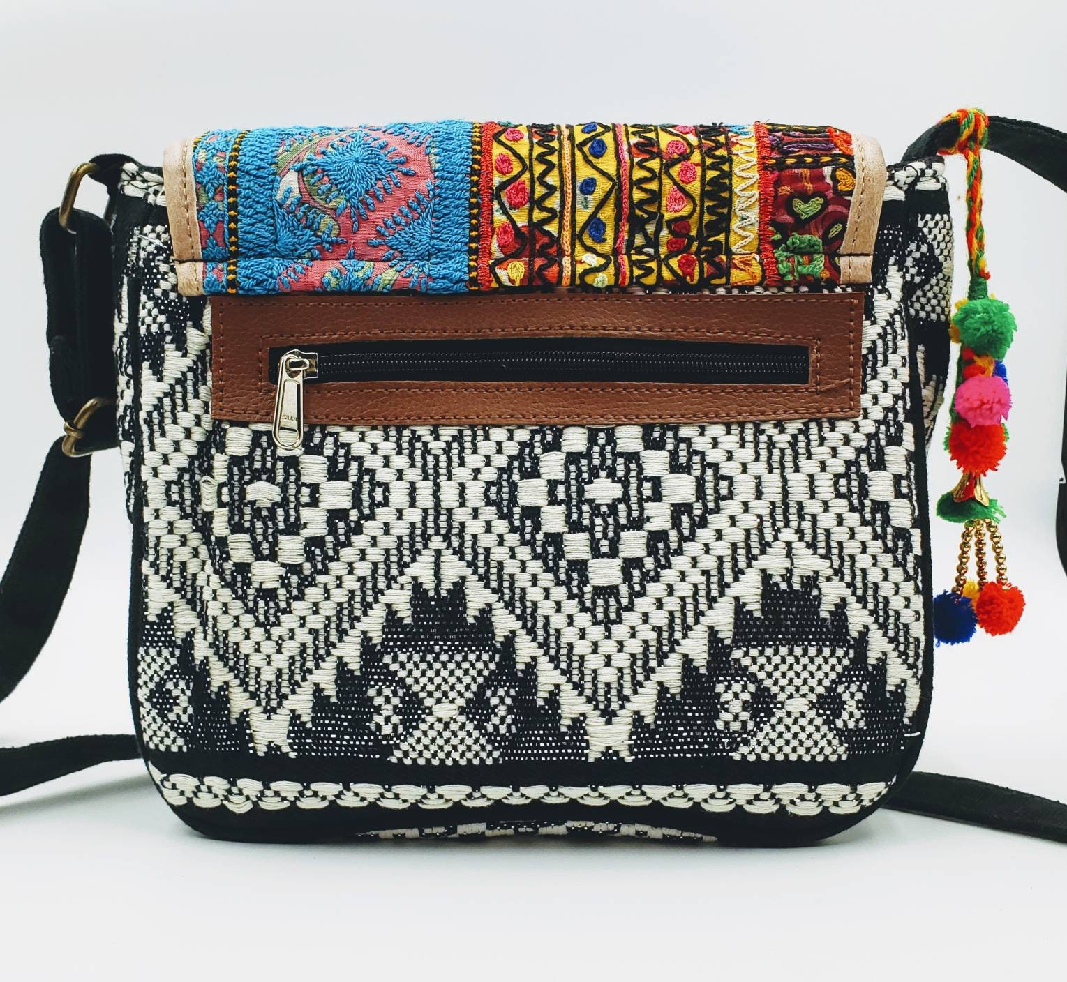 Boho crossbody bag, tribal crossbody bag, ethnic crossbody bag, Banjara
