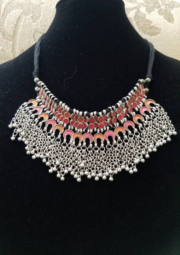 Boho choker Afghani choker Nepal choker India choker Etsy