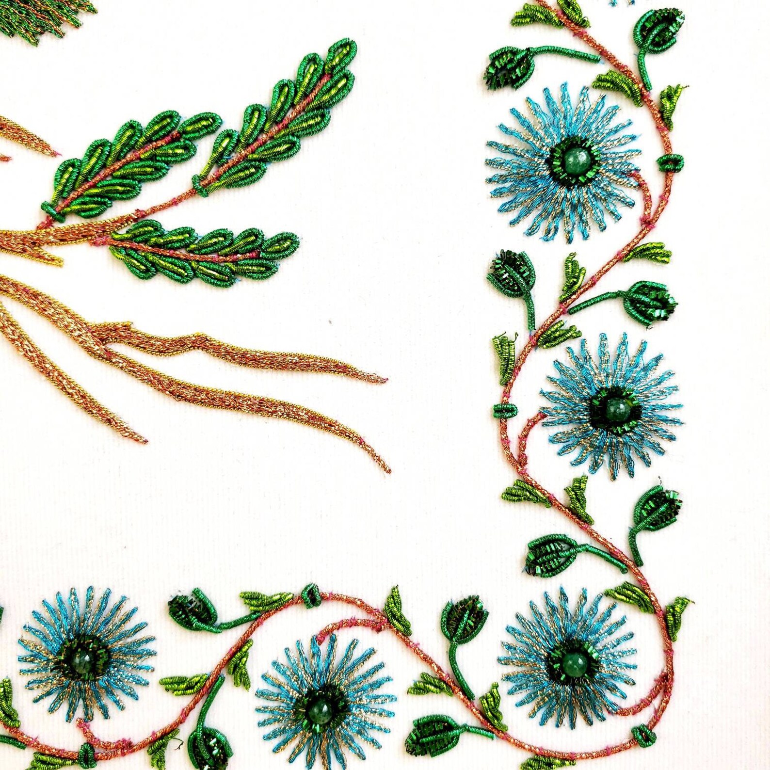 Peacock Wall Art Peacock Tapestry Peacock Embroidery Art Etsy