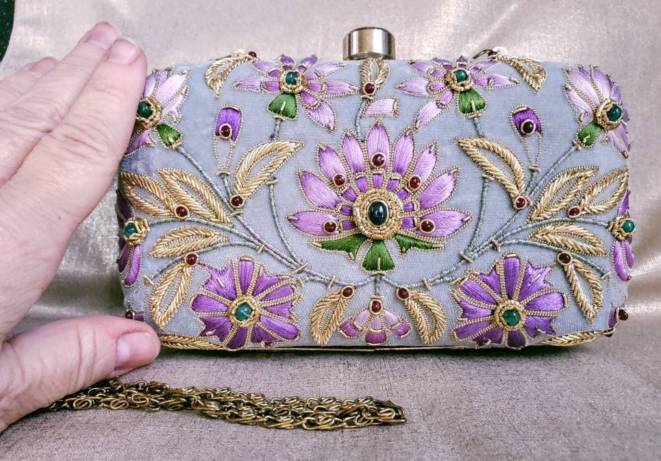 Slowliving Lifestyle - Cute lavender purse with a fuzzy handle. #purses  #bags #handbags #fashion #purse #accessories #clutchbag #clutch #bag # handbag #clutches #style #shopping #fashionista #pursesforsale  #onlineshopping #handmade #purseaddict