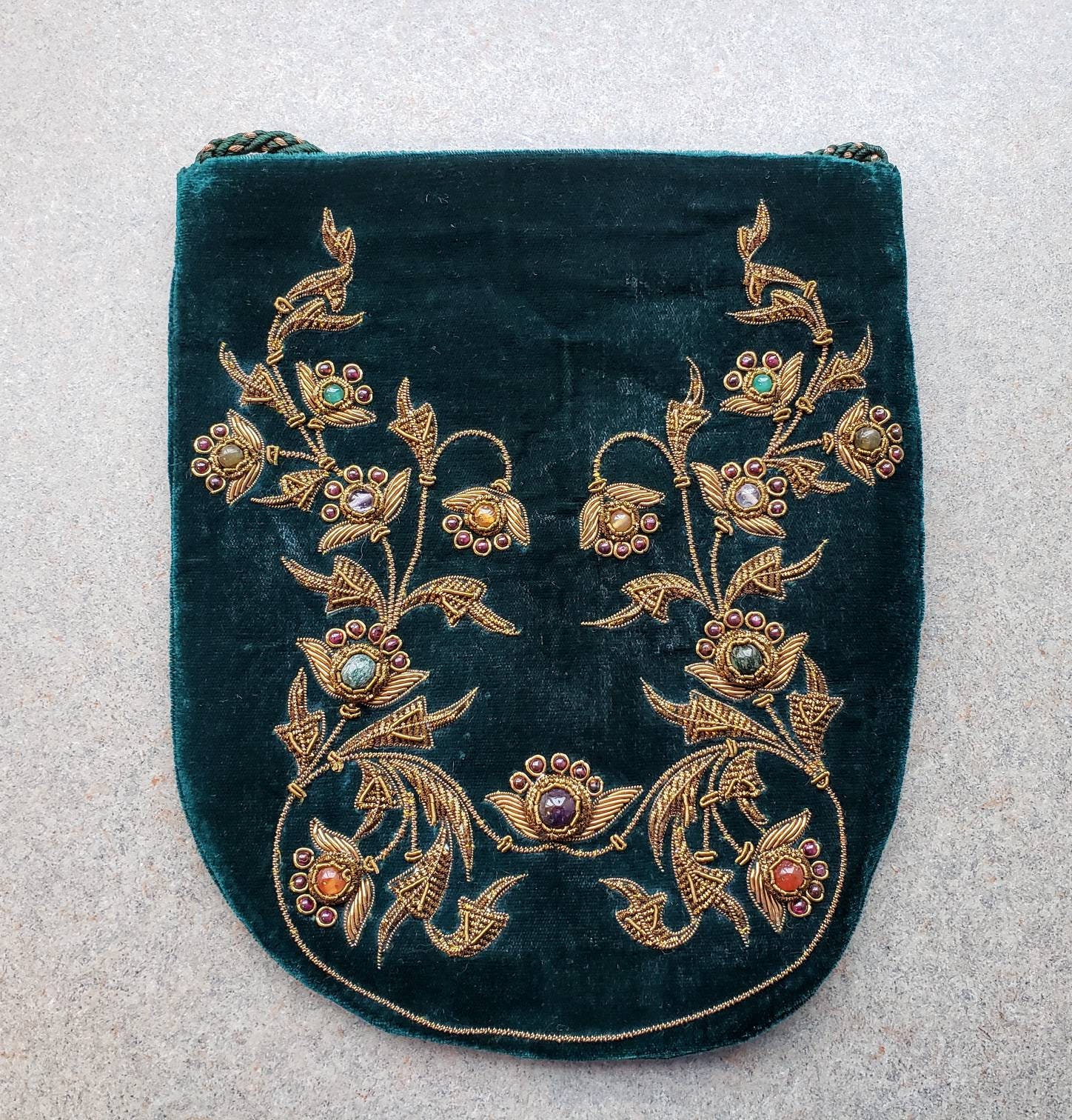 green velvet crossbody bag
