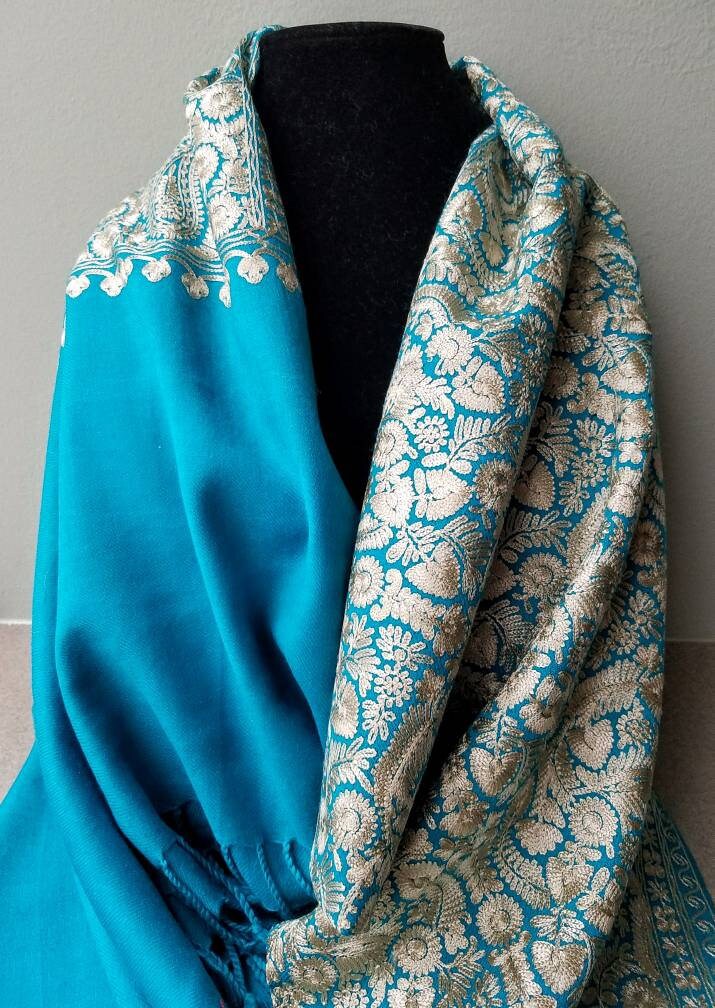 turquoise shawls wraps