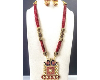 Peacock meenakari jewelry, Indian kundan necklace set, Bollywood jewelry, India bridal jewelry, peacock jewelry, peacock lover gift for her
