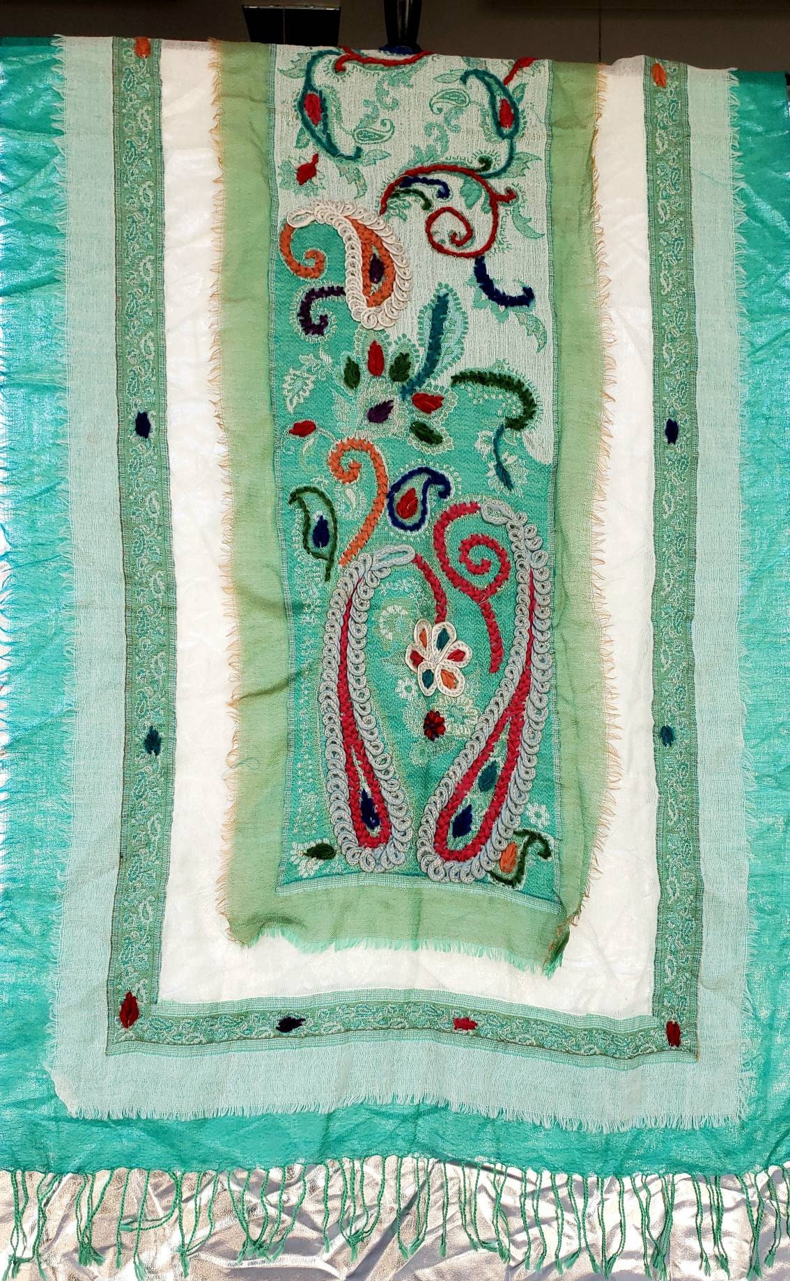 boiled wool shawl