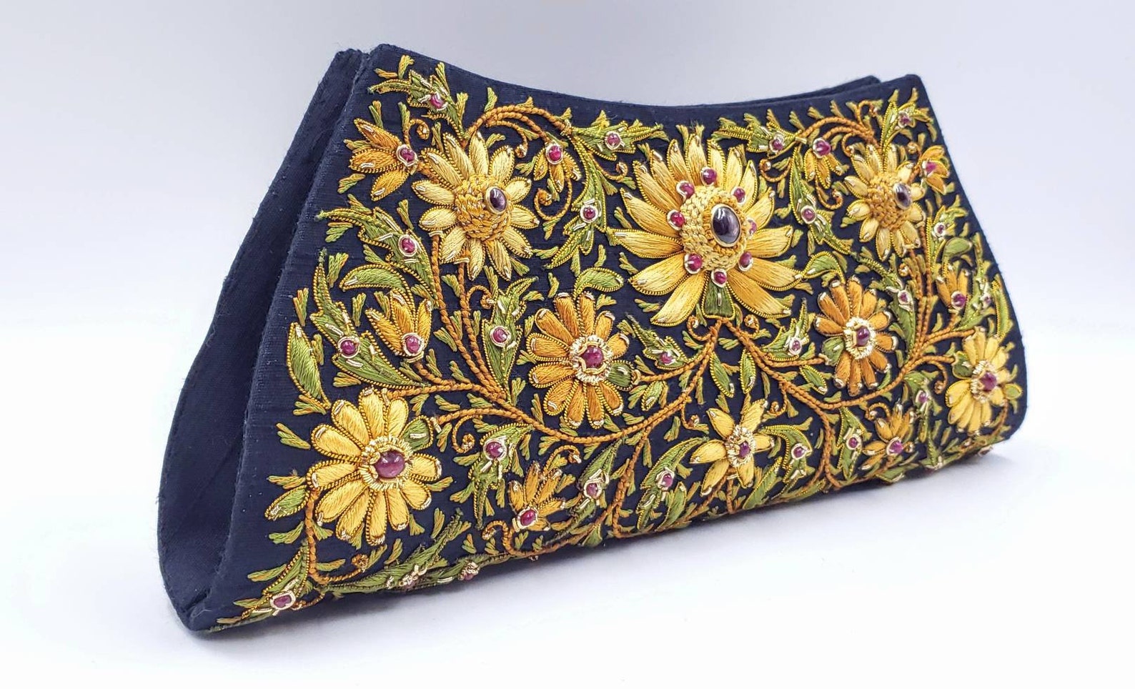 Saashi Embroidered Evening Clutch