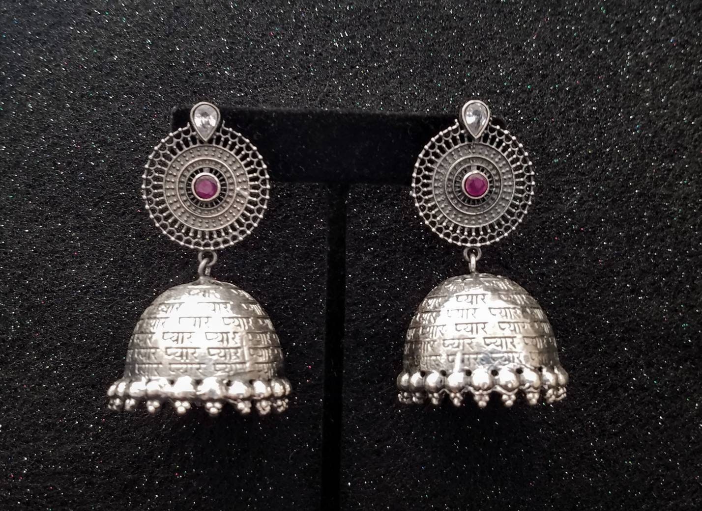 Bollywood earrings, Indian jewelry, oho earrings jhumka earrings ...