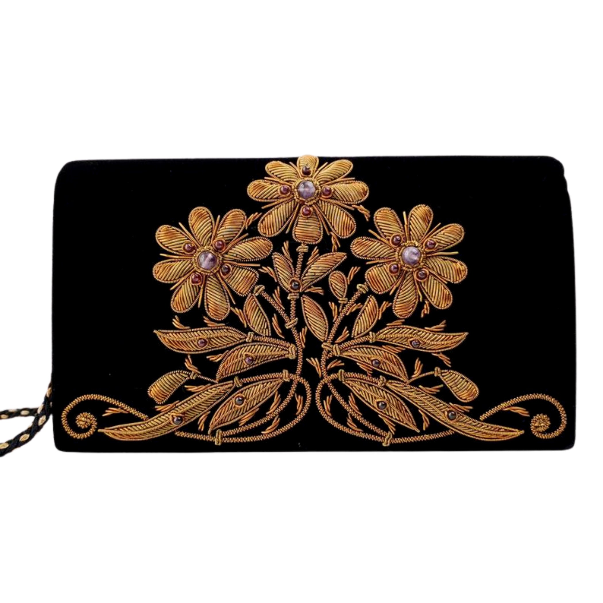 HORRA WEDDIND DESIGNER GOLD CLUTCH – Horra Luxury