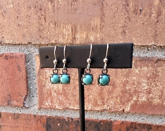 The Bria Kingman Turquoise Drop Earrings | .925 Sterling