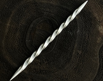Handmade Sterling Silver Cowboy Hat Pin: Twisted Metal Toothpick