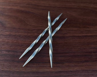 Handmade Nickel Silver Cowboy Hat Pin: Twisted Metal Toothpick