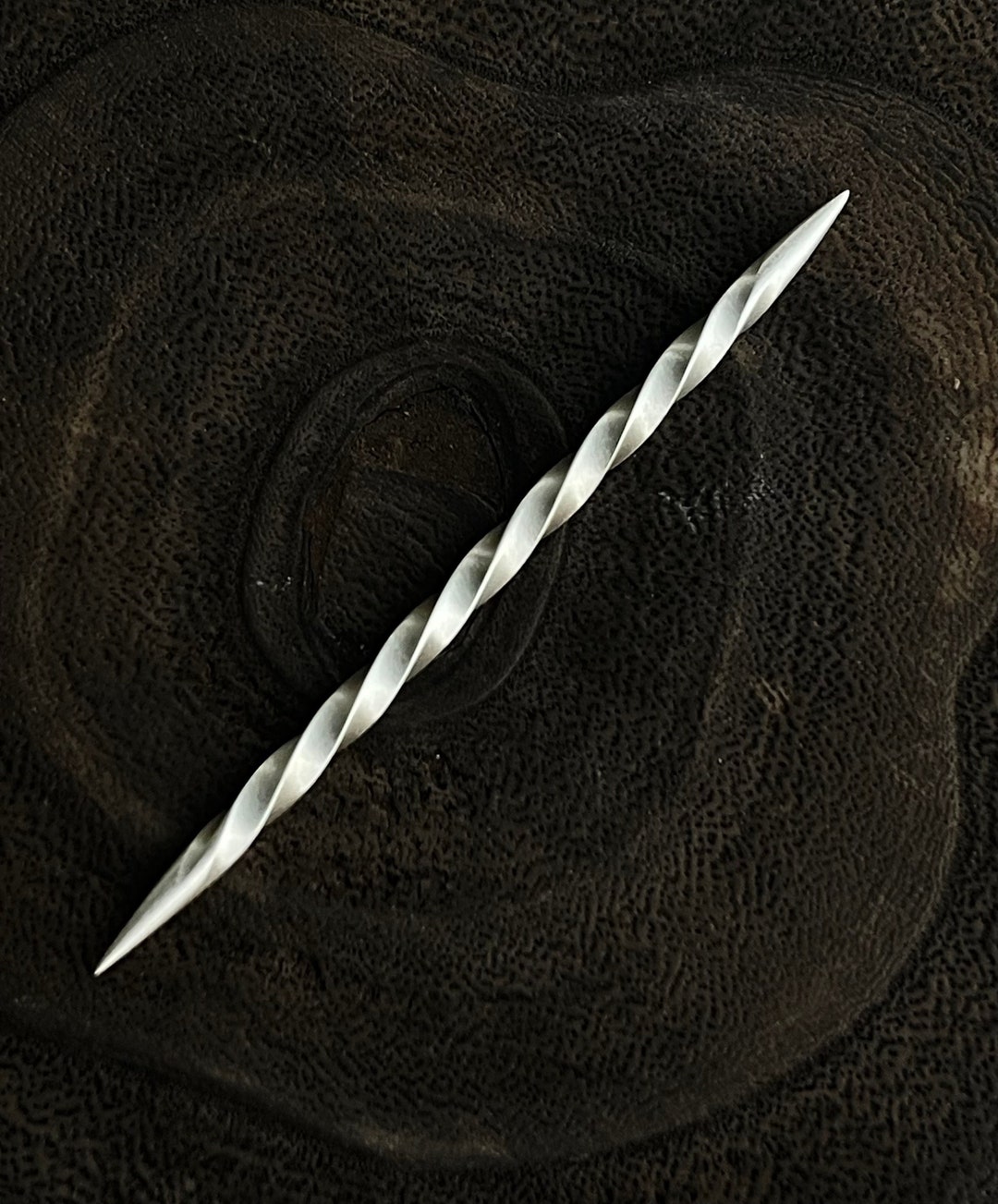9912 Sterling Silver Cowboy Toothpick – Handmade Twisted Metal Hat Pin – il_fullxfull.5955557478_44p9.jpg main image 3