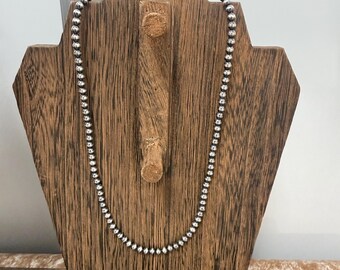 The Ginger - Sterling Silver Pearl Beaded Necklace