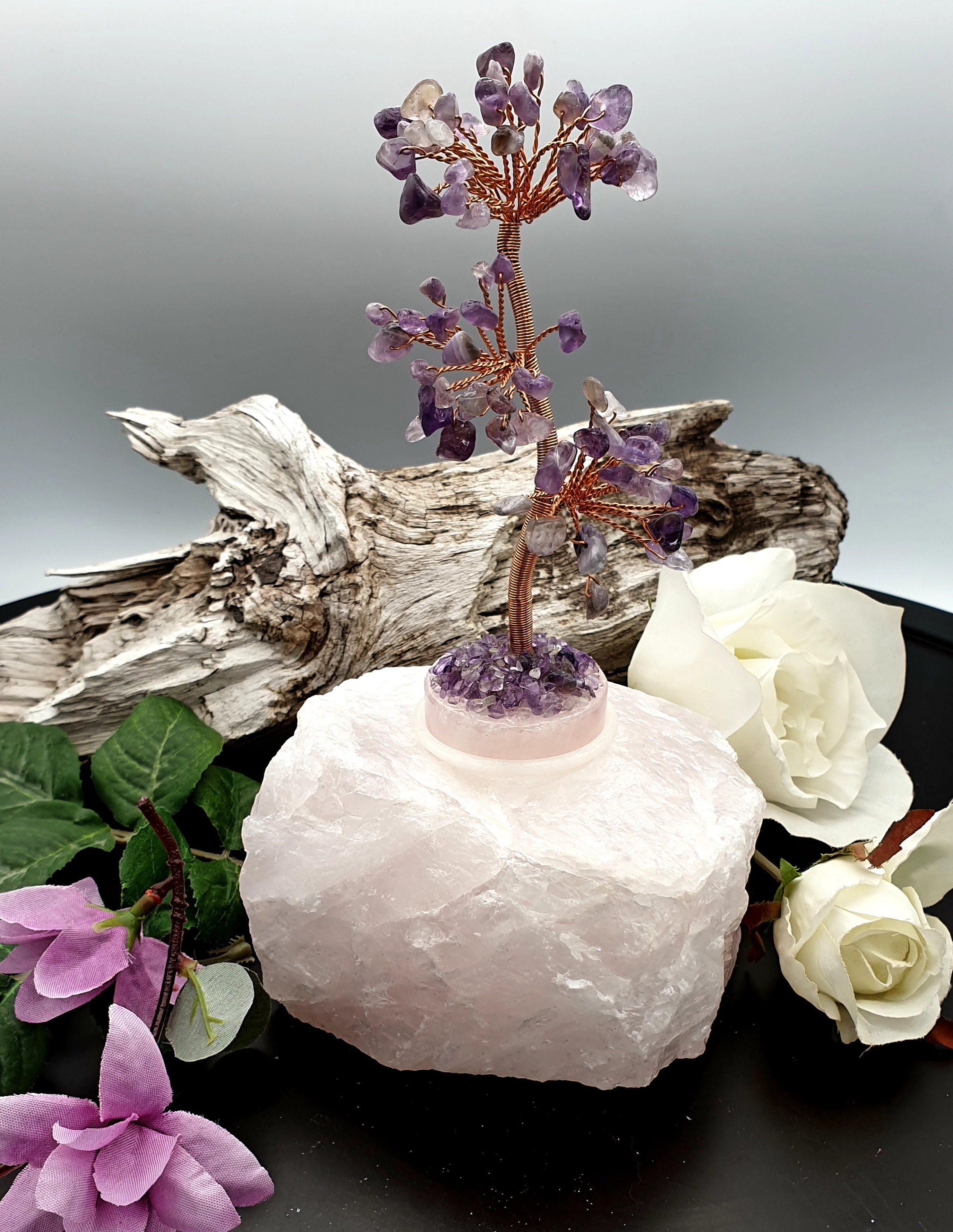 Sanctuary Light up Crystal Candle Holder Display Set Rose Etsy Canada