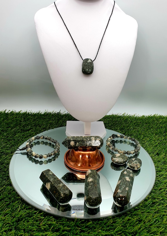 Preseli Bluestone Pendant Stonehenge Bluestone Crystal Jewellery