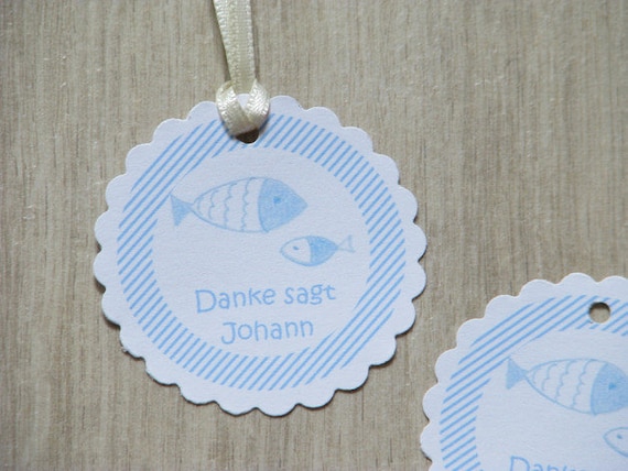 24x Sticker Aufkleber Kommunion Konfirmation Gastgeschenke Danke Taube FISCH