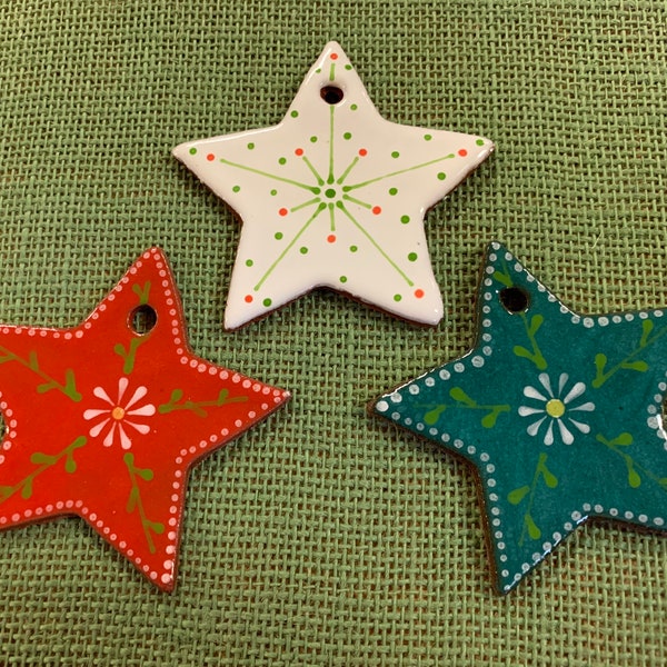 Star Ceramic Ornament