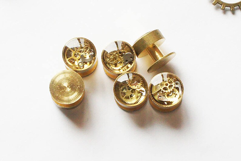Tuxedo Shirt Stud Set Diamond And Navy Blue Enamel In 14 Karat White