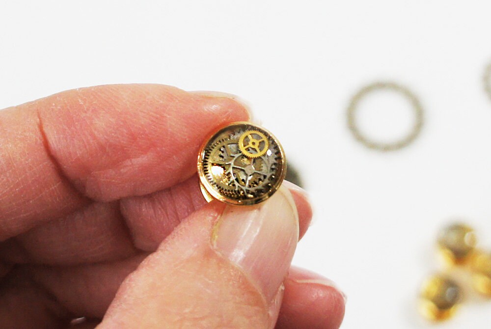 Tuxedo Shirt Stud GOLD Plated Shirt Studs Steampunk Shirt Etsy Hong Kong