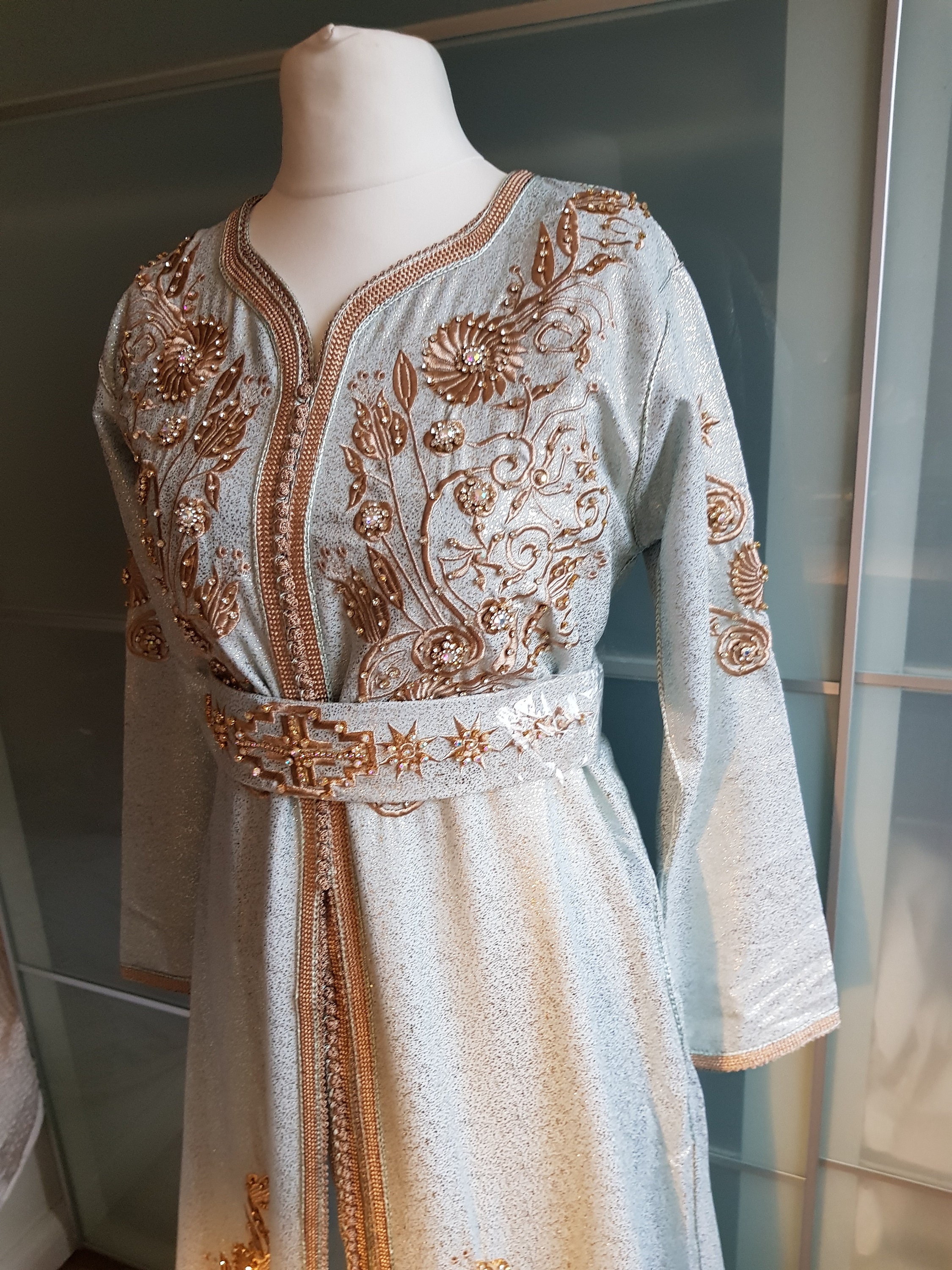 Moroccan Takchita Kaftan Dress Etsy UK